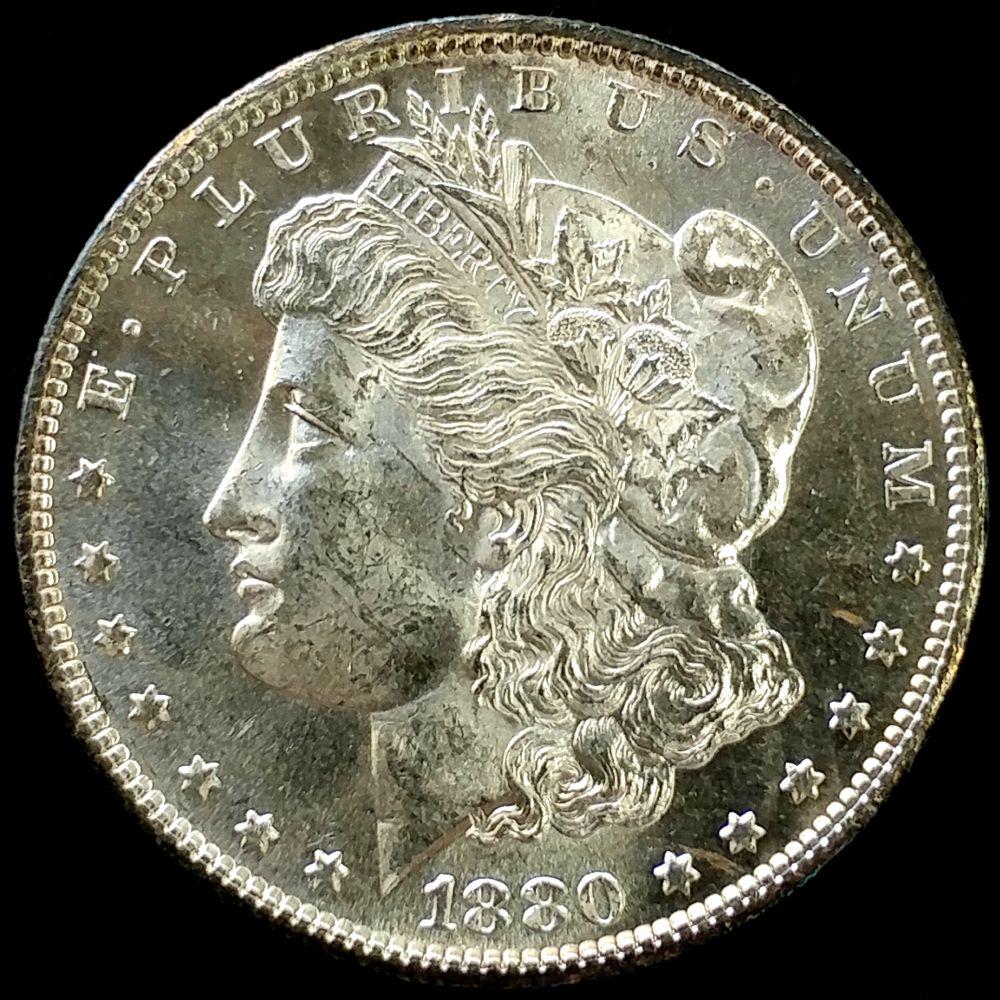 1880 S Morgan Silver Dollar Choice BU (1 of 2)