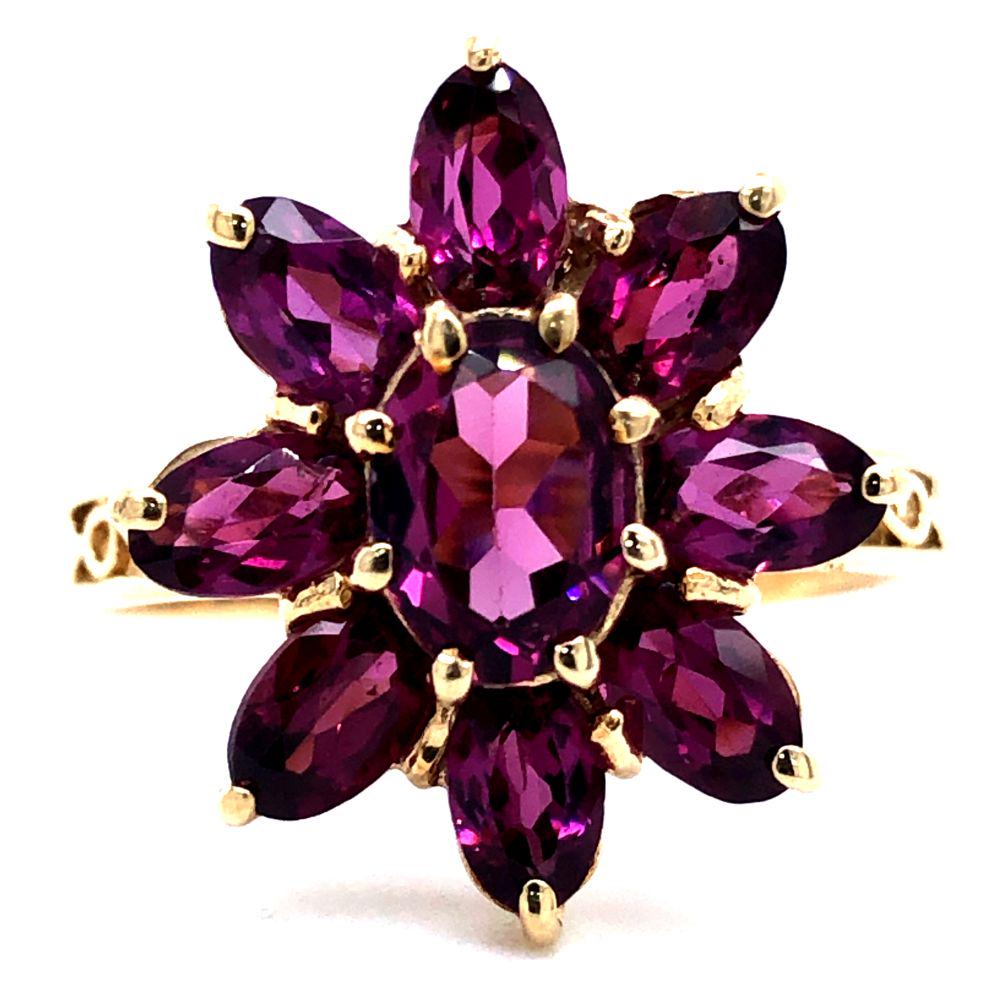 10K Yellow Gold Rhodalite Garnet Ring (1 of 5)