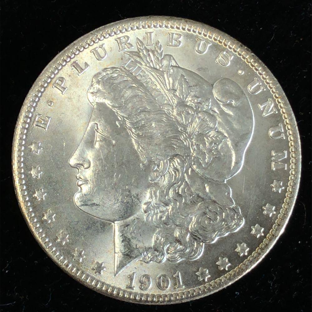 1901 O Morgan Silver Dollar Choice Uncirculated (1 of 2)