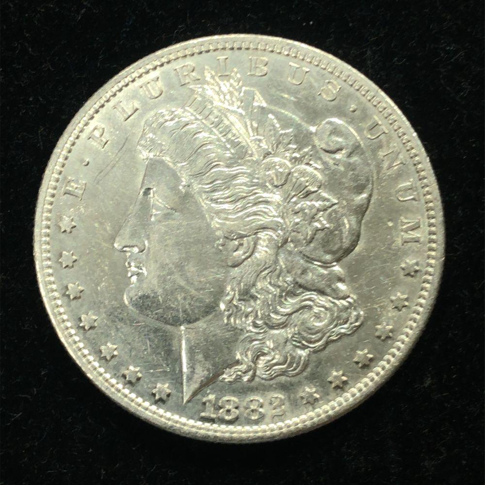 1882 S Morgan Silver Dollar Choice Uncirculated (1 of 2)