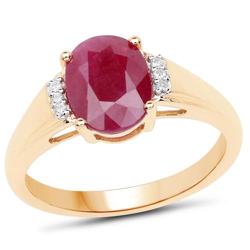 Ruby and Diamond Ring 14K (1 of 4)