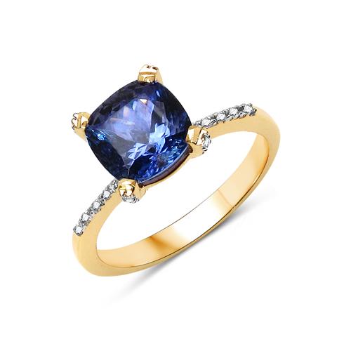 Tanzanite and Diamond Ring 14K (1 of 2)