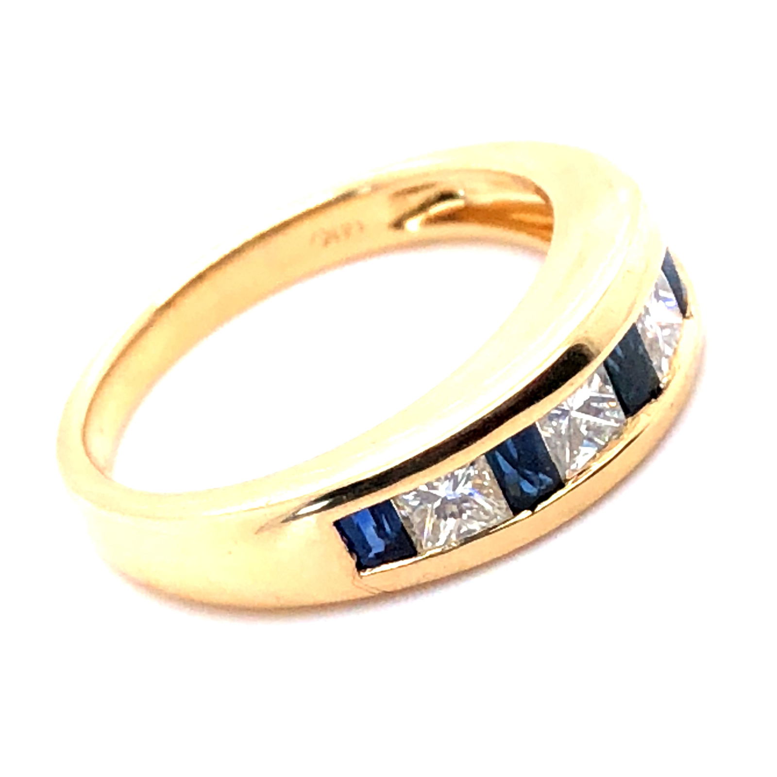 Sapphire and Diamond Band 14K (1 of 3)