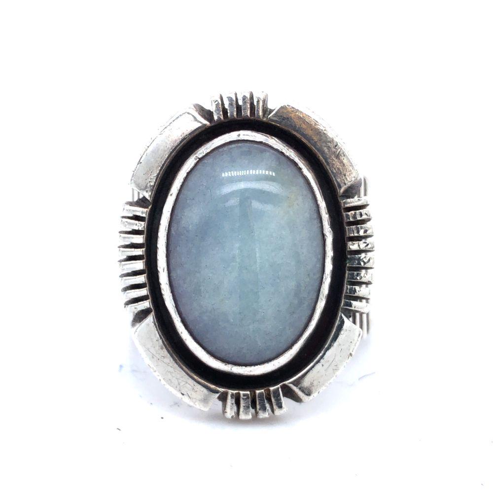 Navajo Artist Nakai Signed Handmade Quartz Ring (1 of 5)