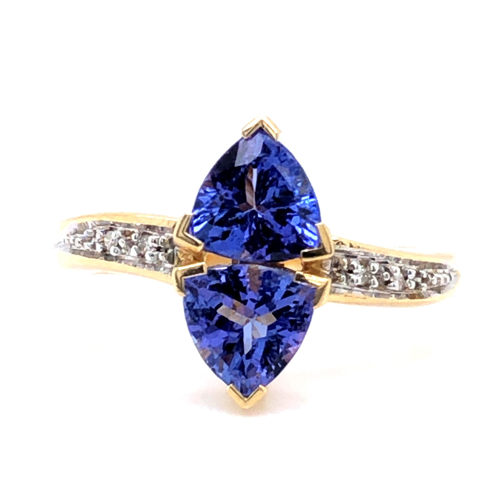 Trilliant-Cut Tanzanite Ring (1 of 5)