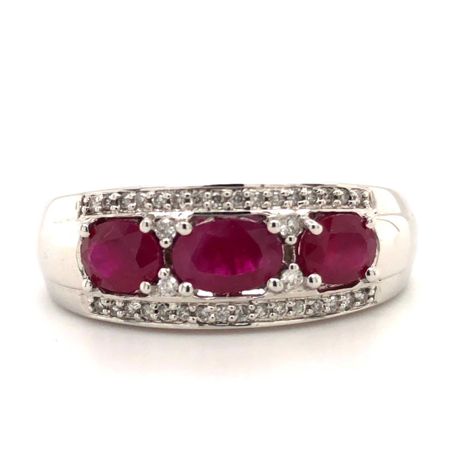 Ruby and Diamond Ring 14K (1 of 7)