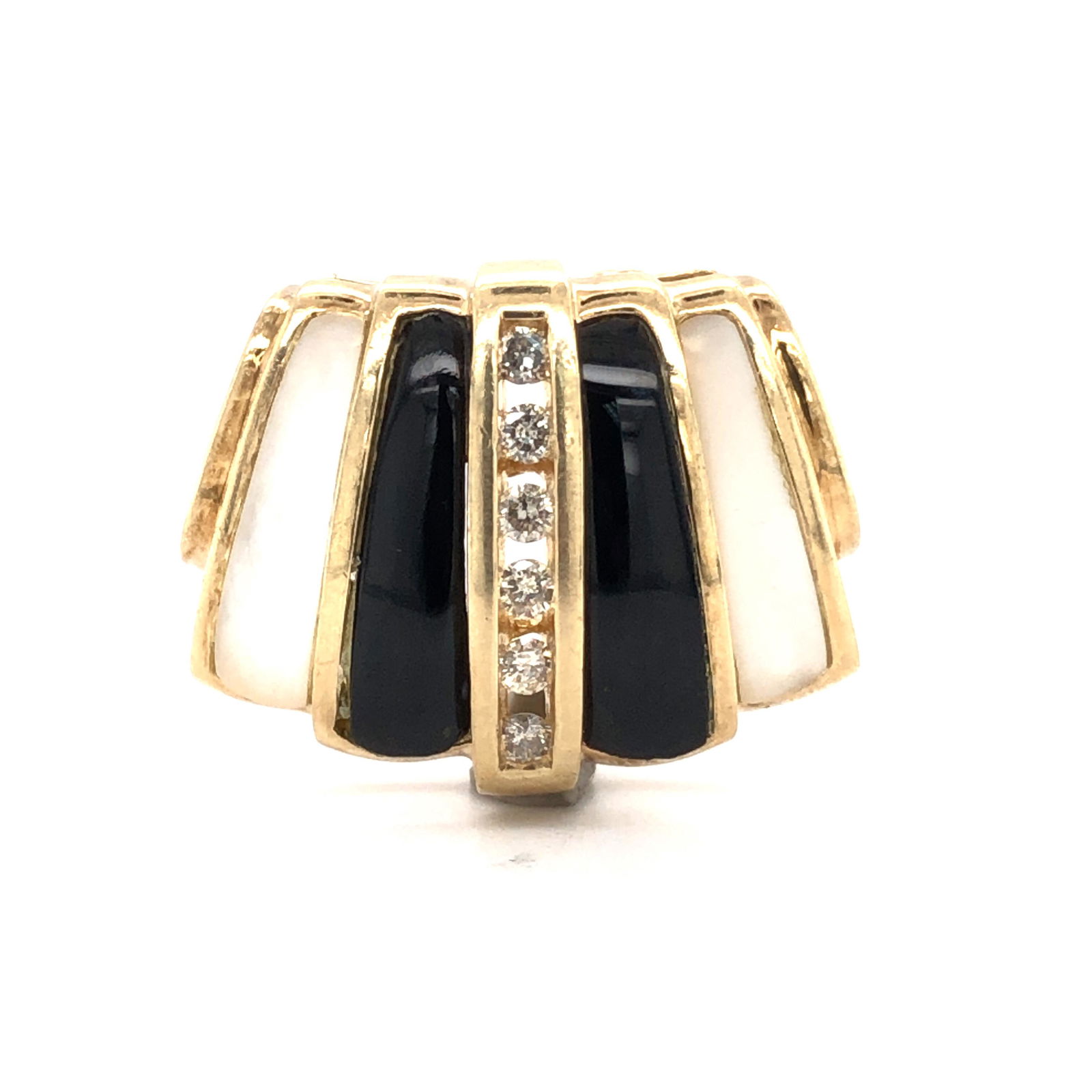 Alwand Vahan Mother of Pearl Onyx Diamond Slide (1 of 4)