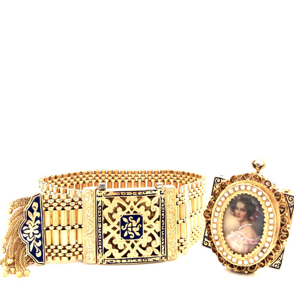 Victorian Gold Bracelet Estate Find (1 of 9)