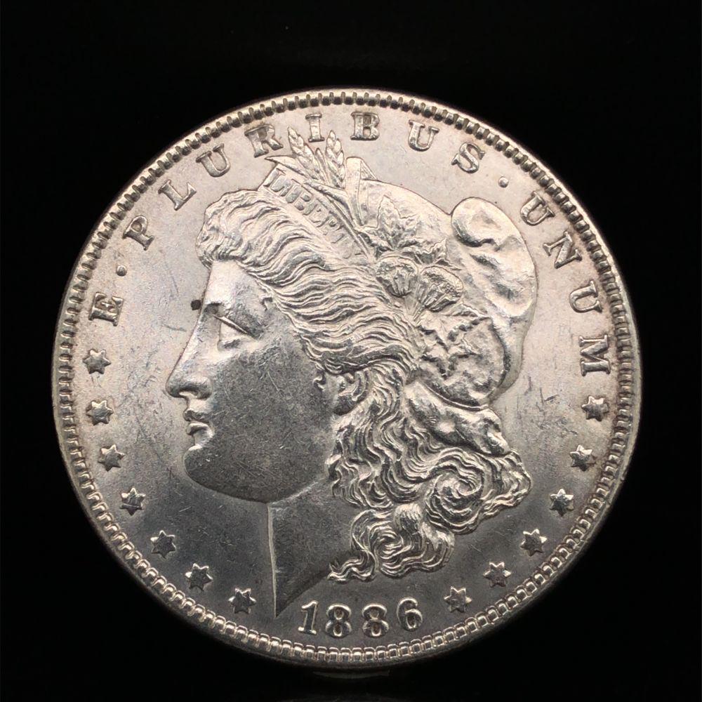 1886 Morgan Silver Dollar Choice Unc. (1 of 2)