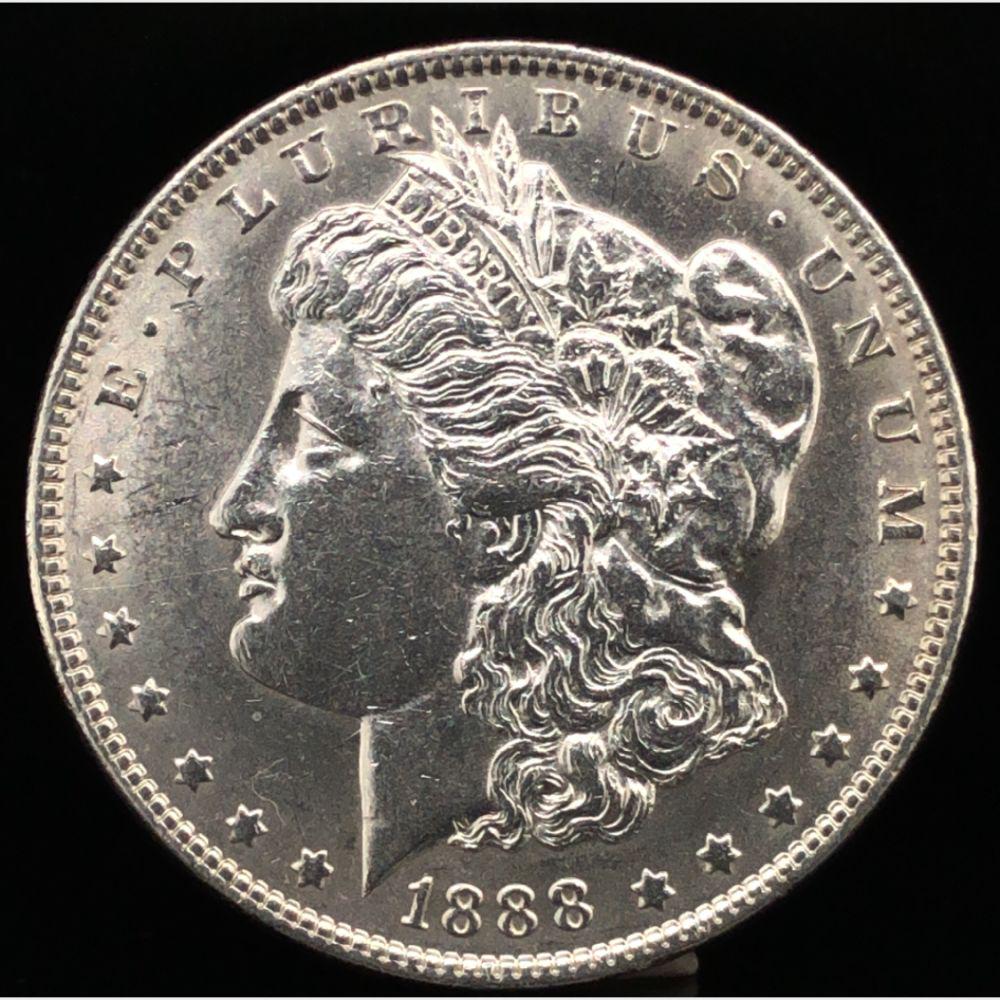 1888 Morgan Silver Dollar Choice Unc. (1 of 2)