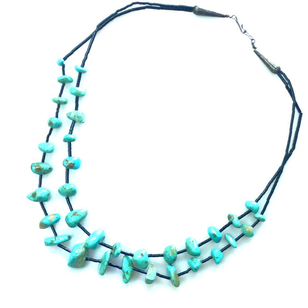 Vintage Circa 1940's Royston Turquoise Necklace (1 of 6)