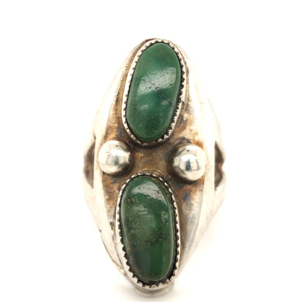 Navaj Rare Cripple Creek Turquoise Ring (1 of 4)