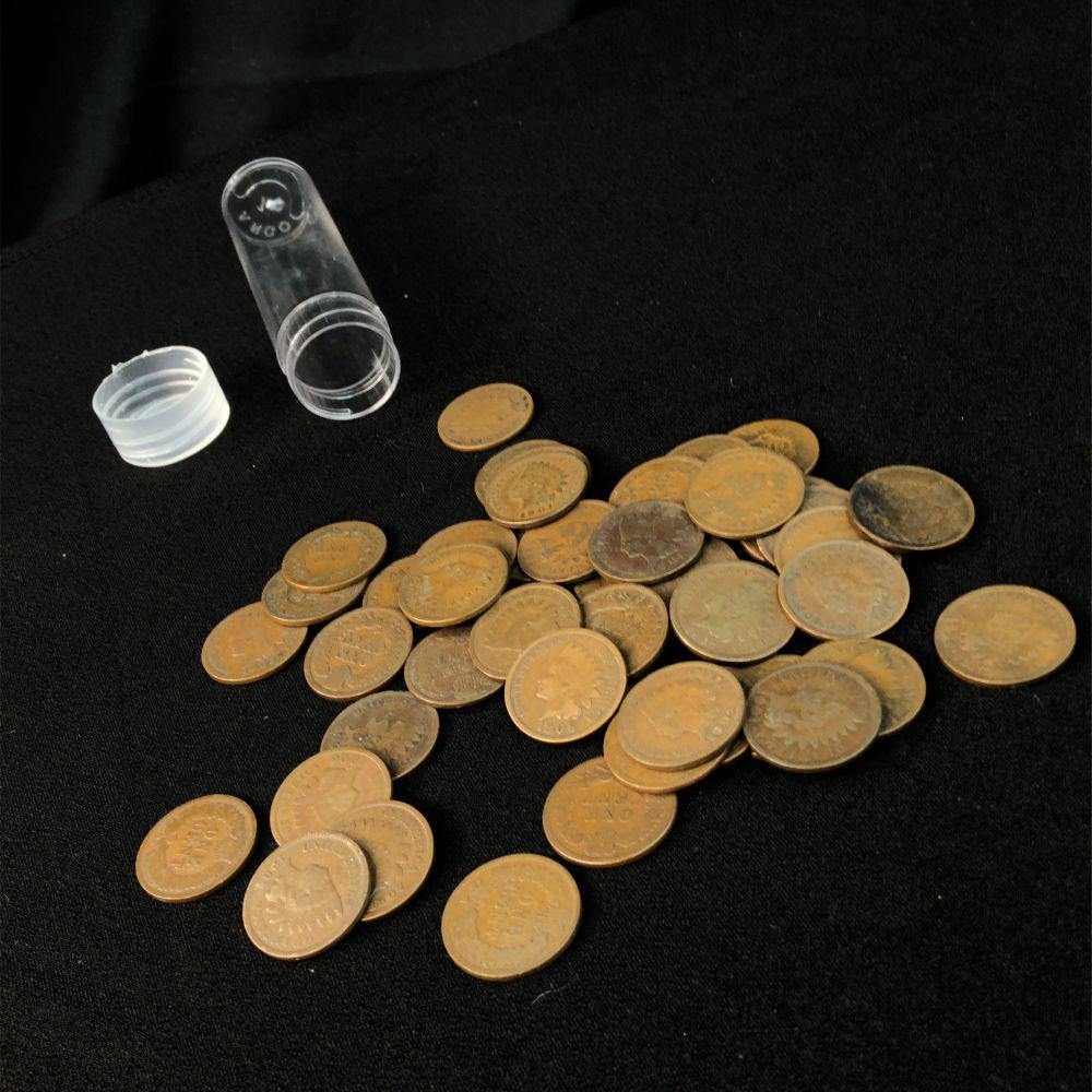 Roll of Post 1900 Indian Cents (1 of 5)