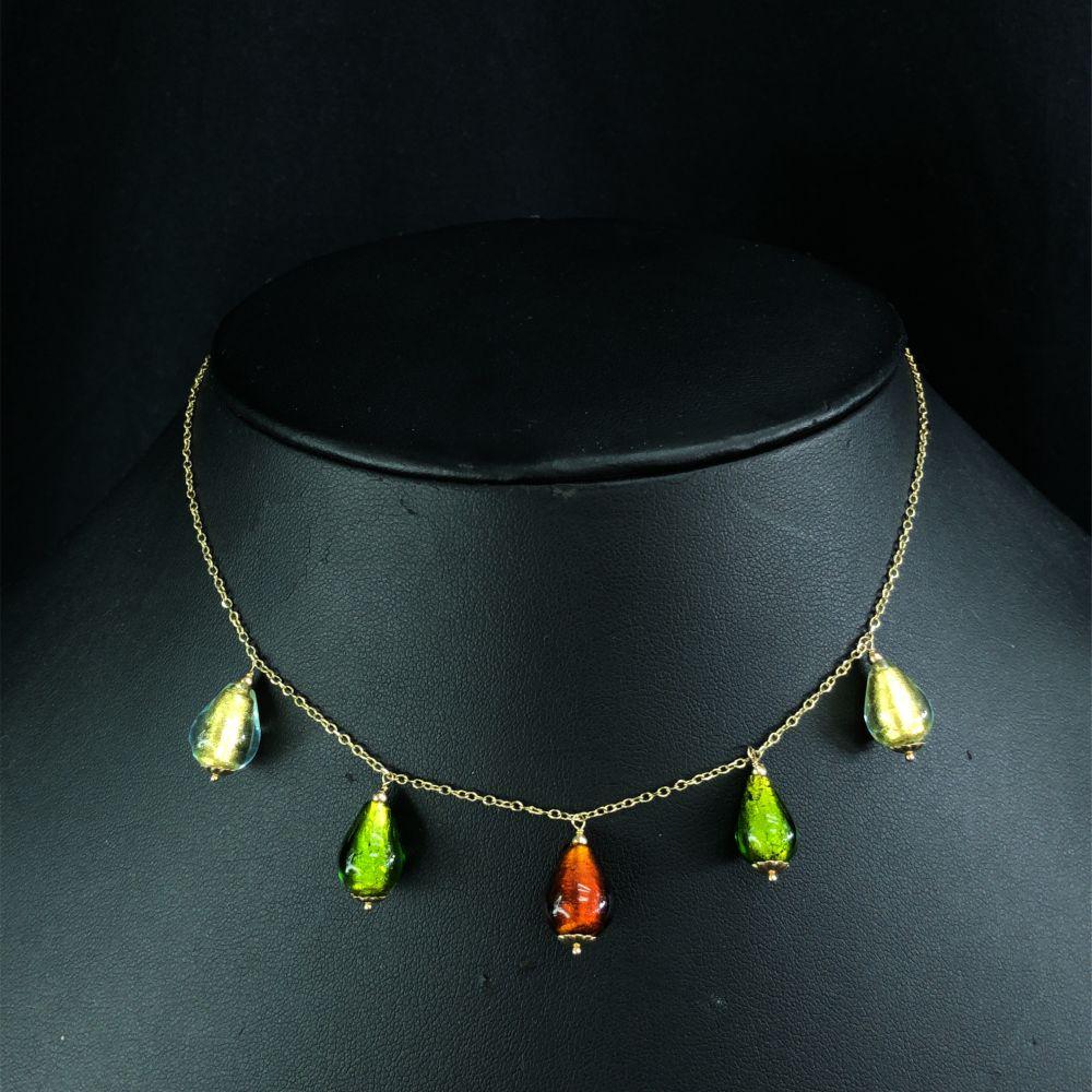 Murano Glass Necklace (1 of 2)