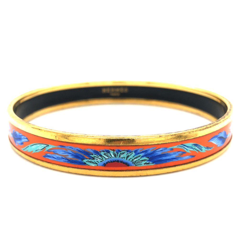 Hermes Austria-G Enamel Bangle Bracelet (1 of 9)