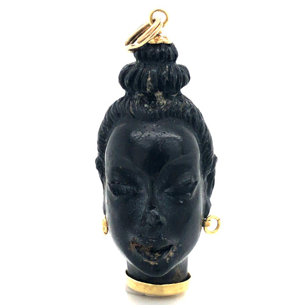 Corletto Carved Blackamoor Pendant (1 of 6)