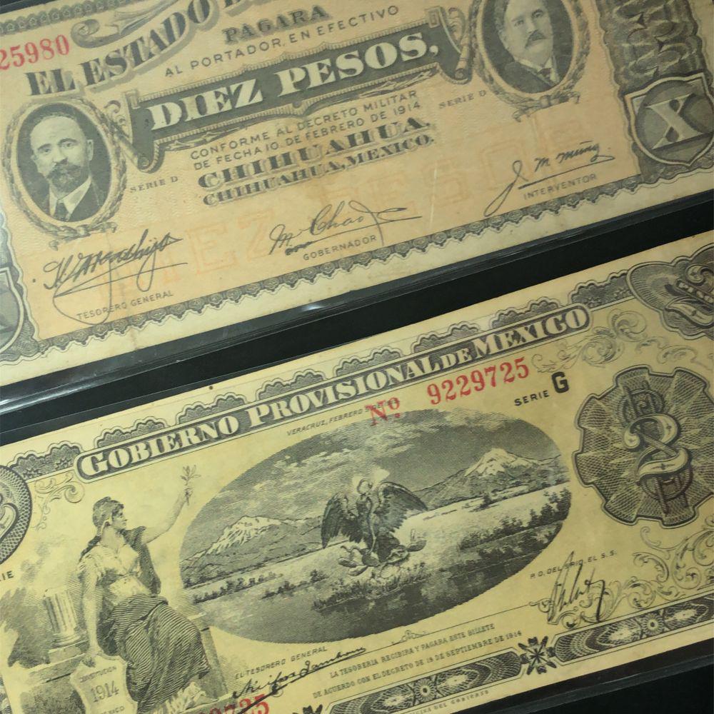 Mexico Lot of Five Better Banknotes 1914-1915 (1 of 5)