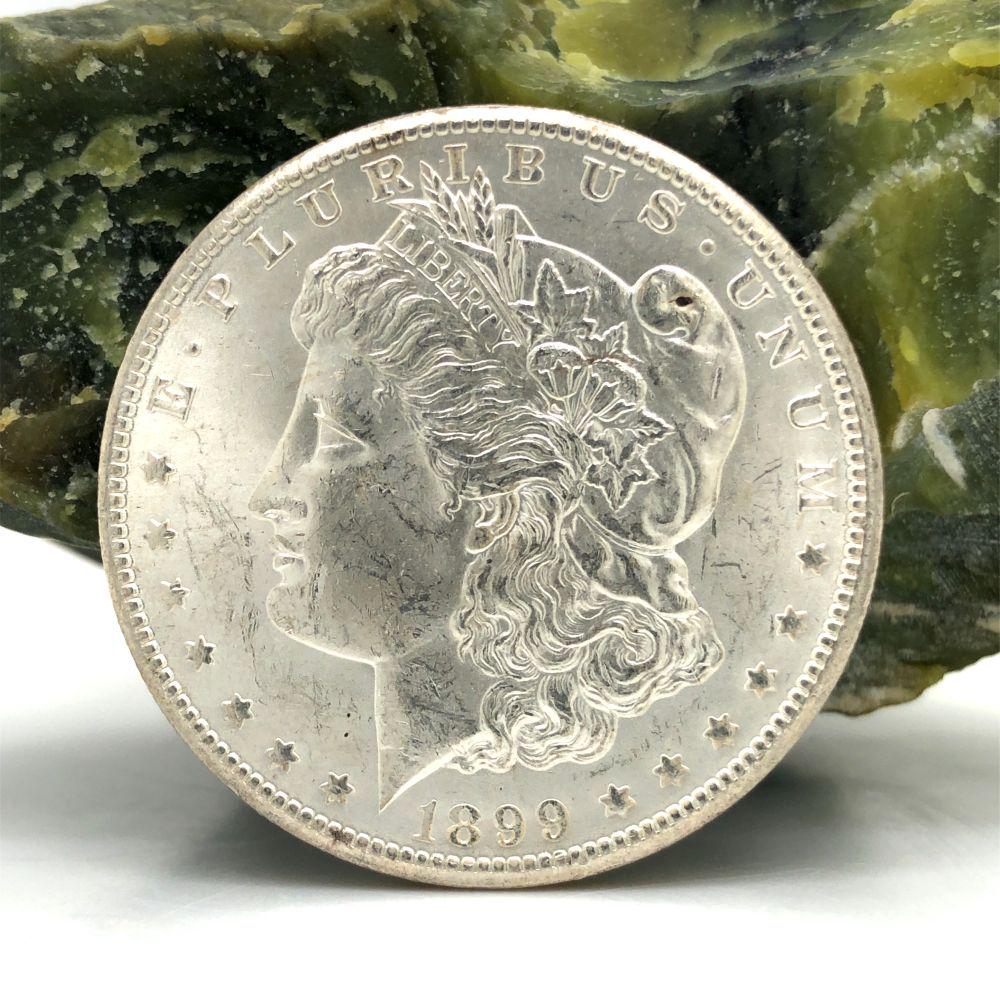 1899 O Morgan Silver Dollar Choice Unc (1 of 2)