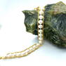 Cultured Pearl and Gold Rope Bracelet