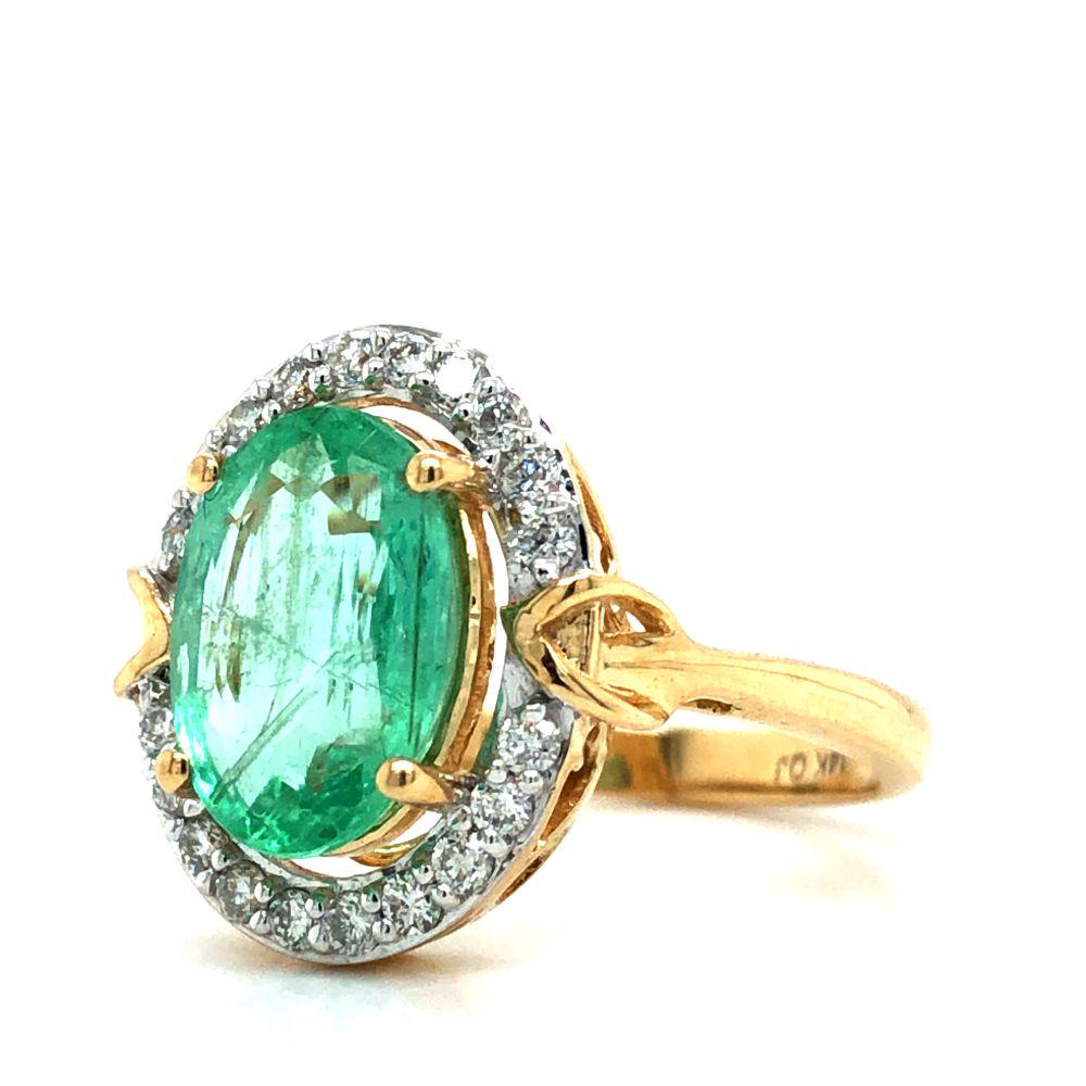 Colombian Emerald and Diamond Ring (1 of 8)