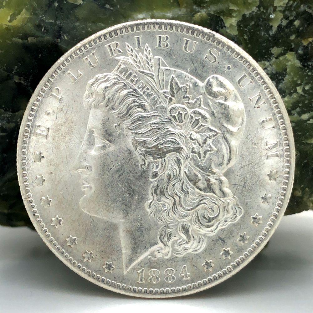 1884 O Morgan Silver Dollar Choice Unc (1 of 2)