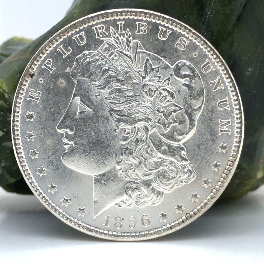 1896 Morgan Silver Dollar Choice Unc Philadelphia (1 of 2)