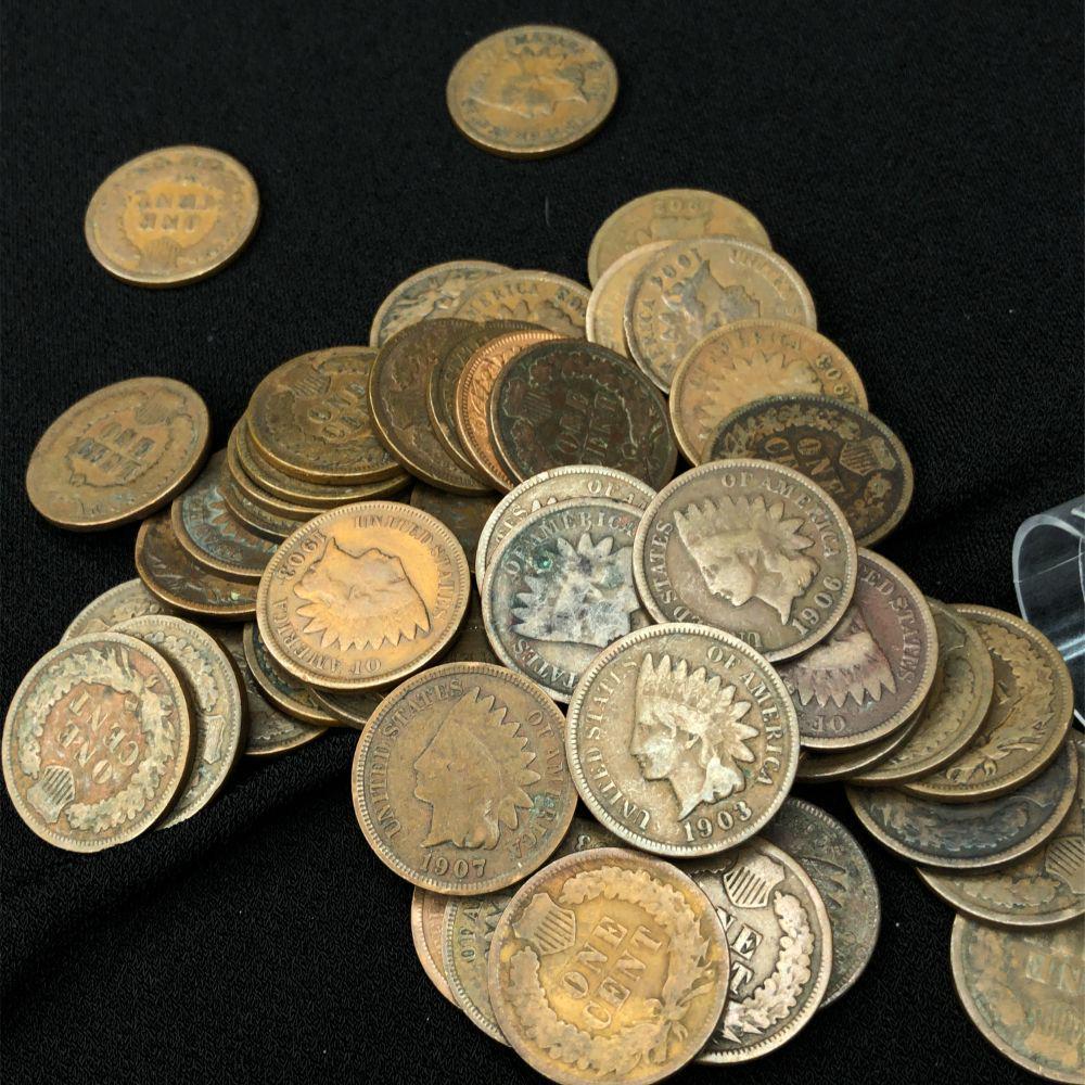 One Roll of 1900's Indian Cents (1 of 3)
