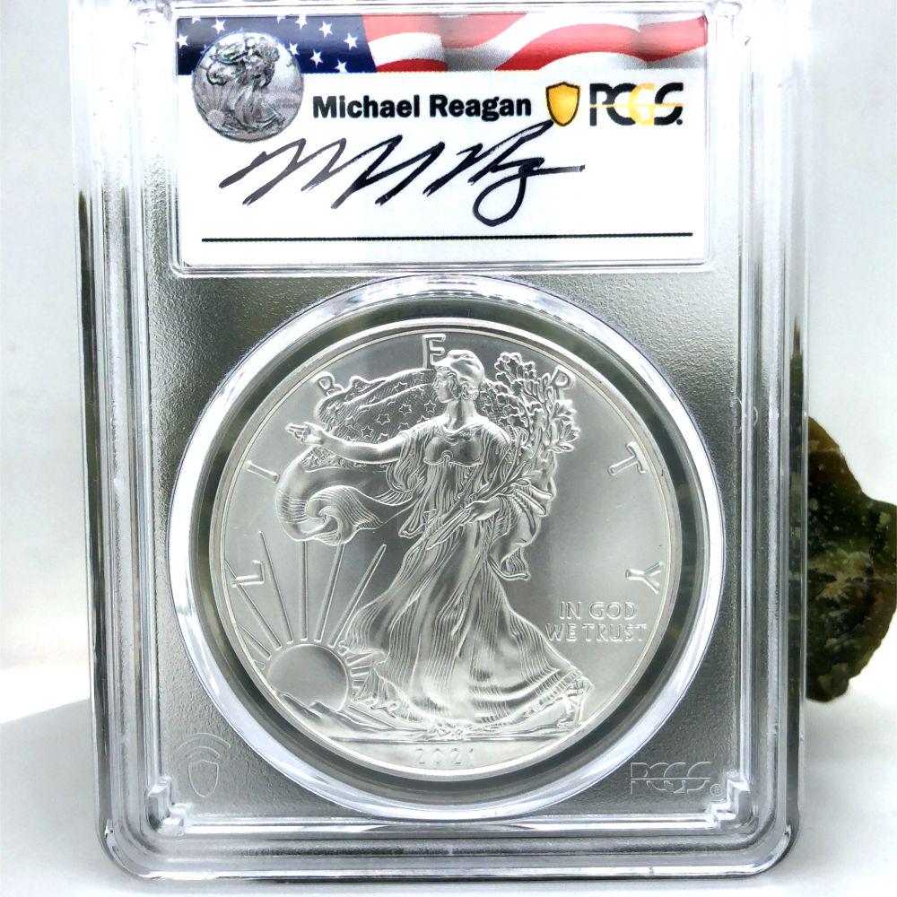 2021 Type 1 American Silver Eagle Dollar PCGS MS69 (1 of 2)
