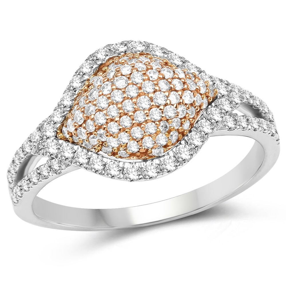 Evil Eye Pave' Diamond Ring, Beautiful & Trending (1 of 5)
