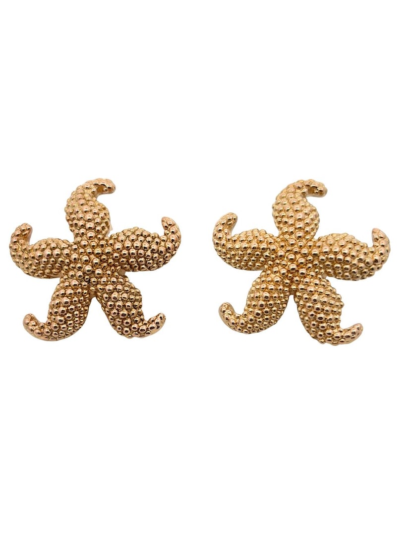 14K Starfish Earrings (1 of 4)