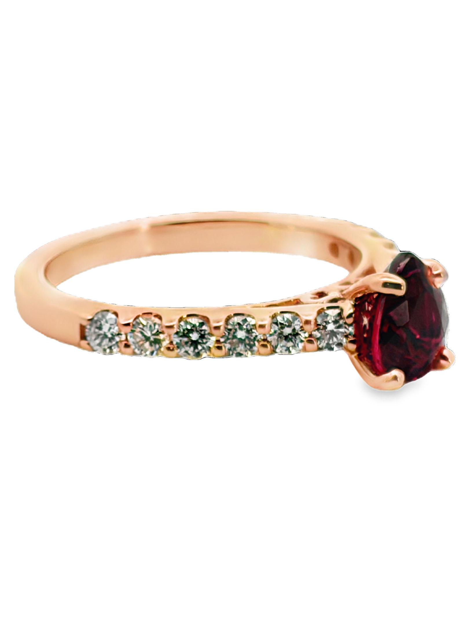 14K Ruby & Diamond Ring - 2