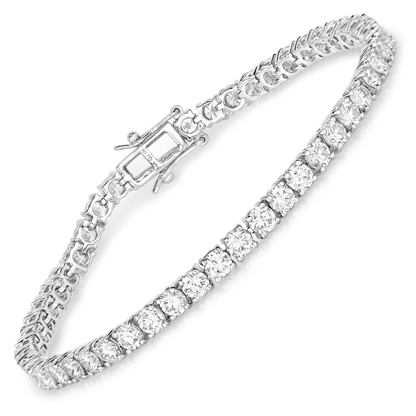 Lab Grown Diamond Tennis Bracelet (1 of 7)
