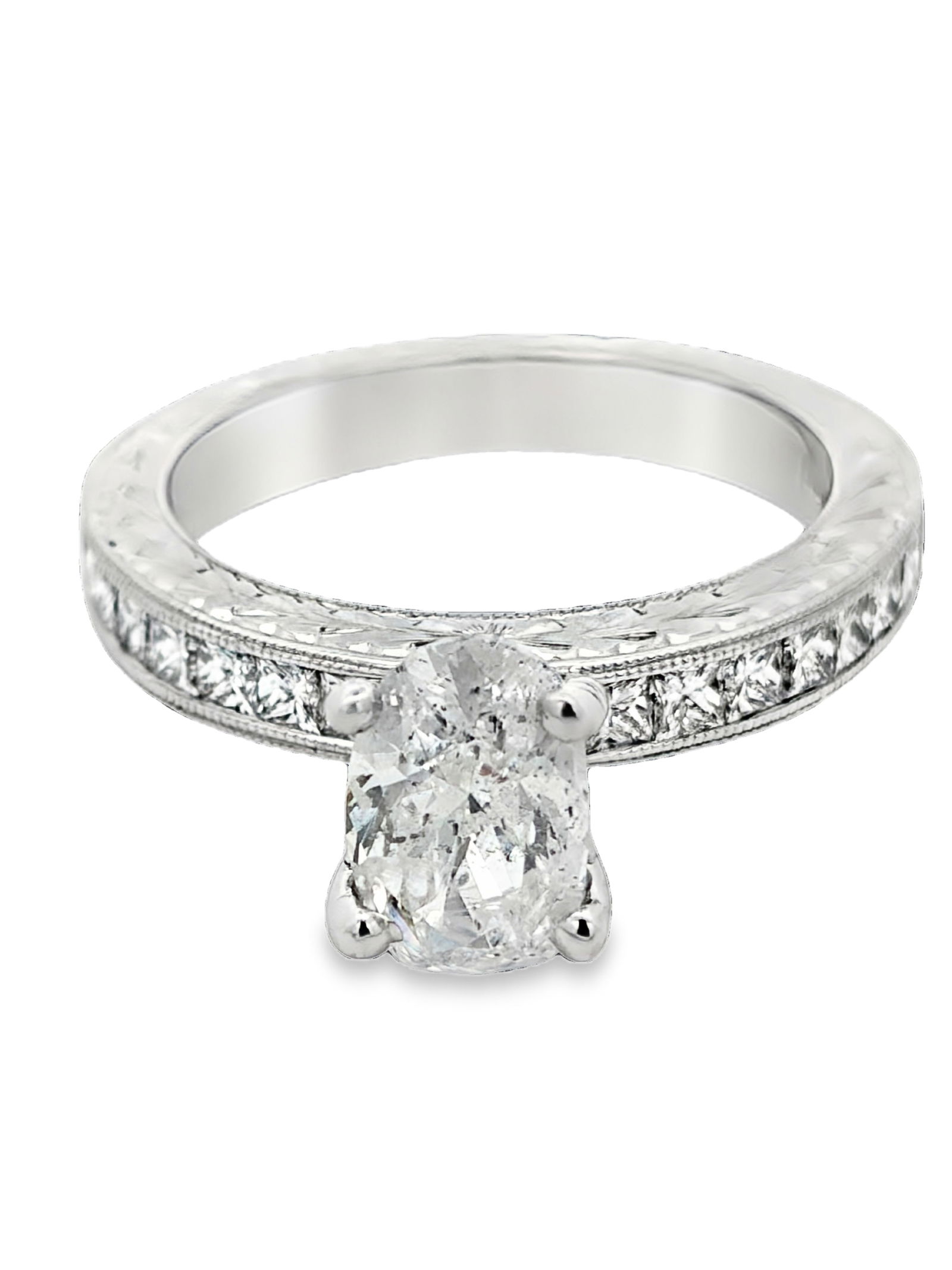 Oval-cut Diamond Engagement Ring (1 of 4)