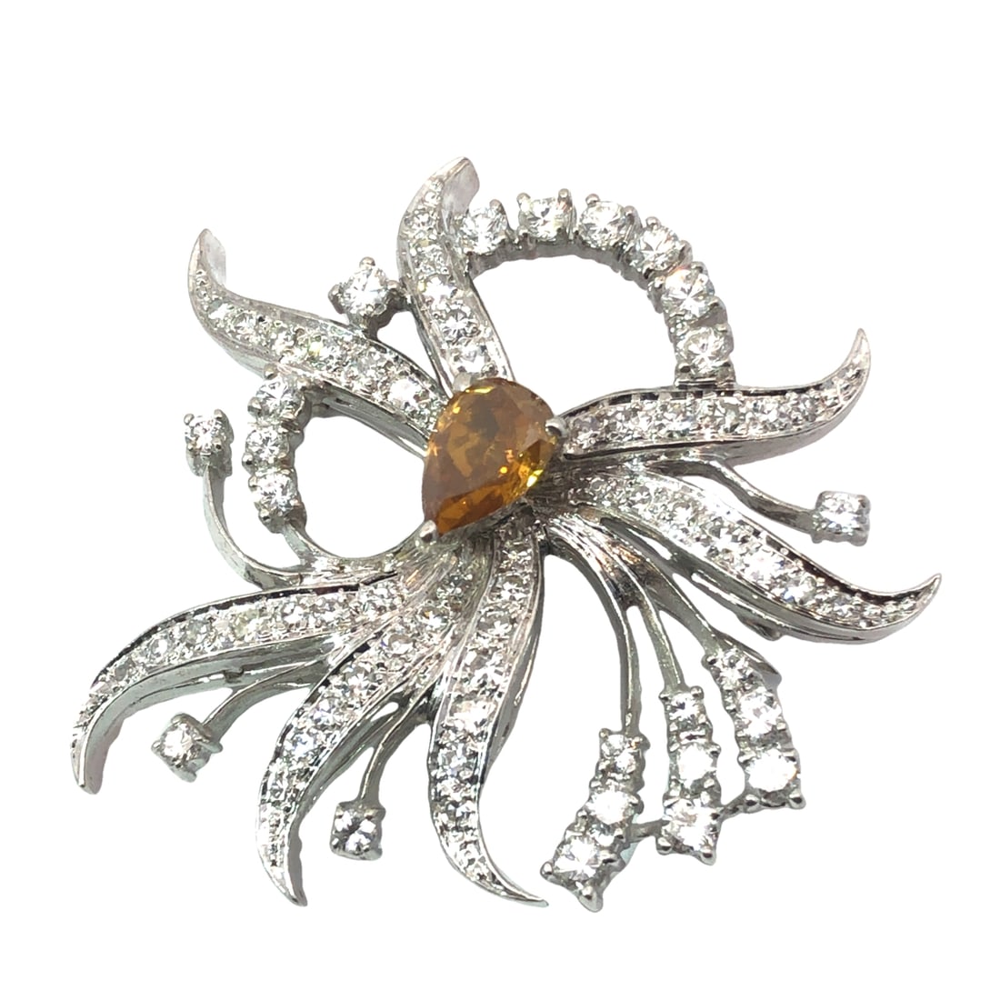 Fancy Diamond Brooch (1 of 4)