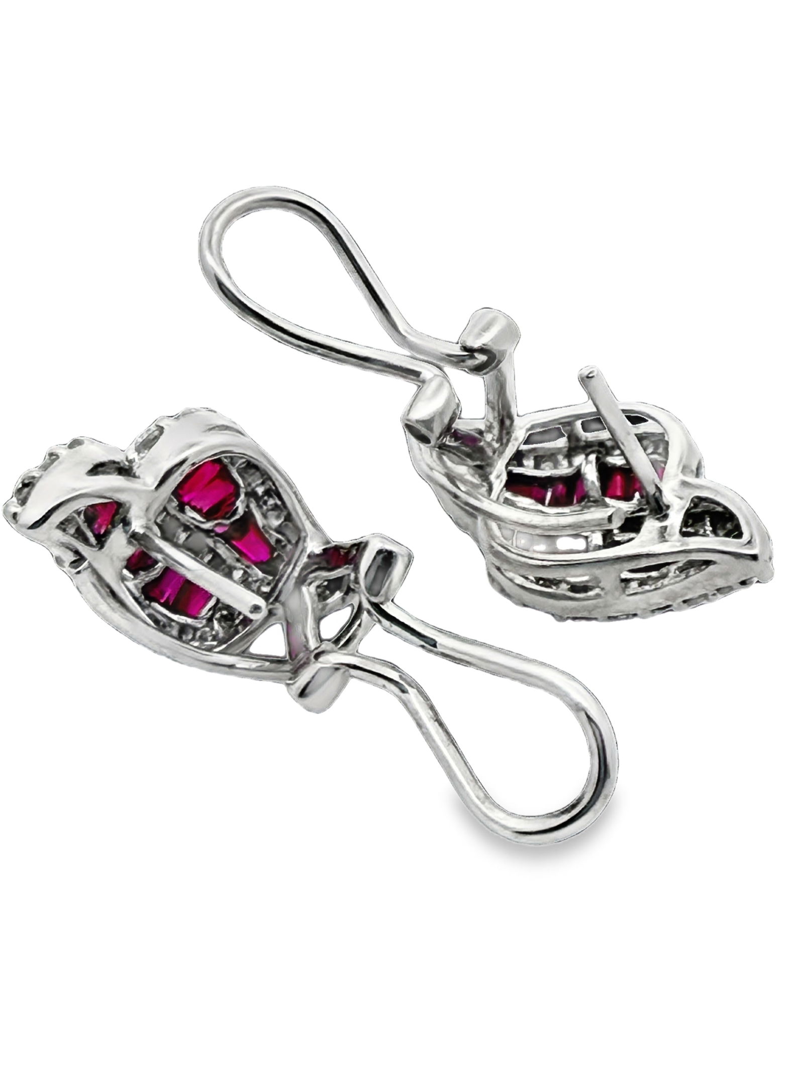 Ruby and Diamond Earrings - 4