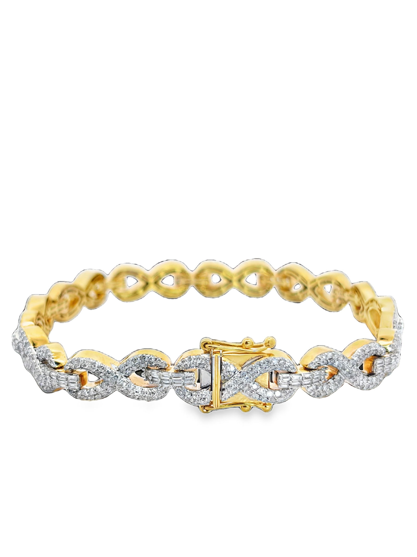 Diamonds Infinity Link Bracelet (1 of 4)