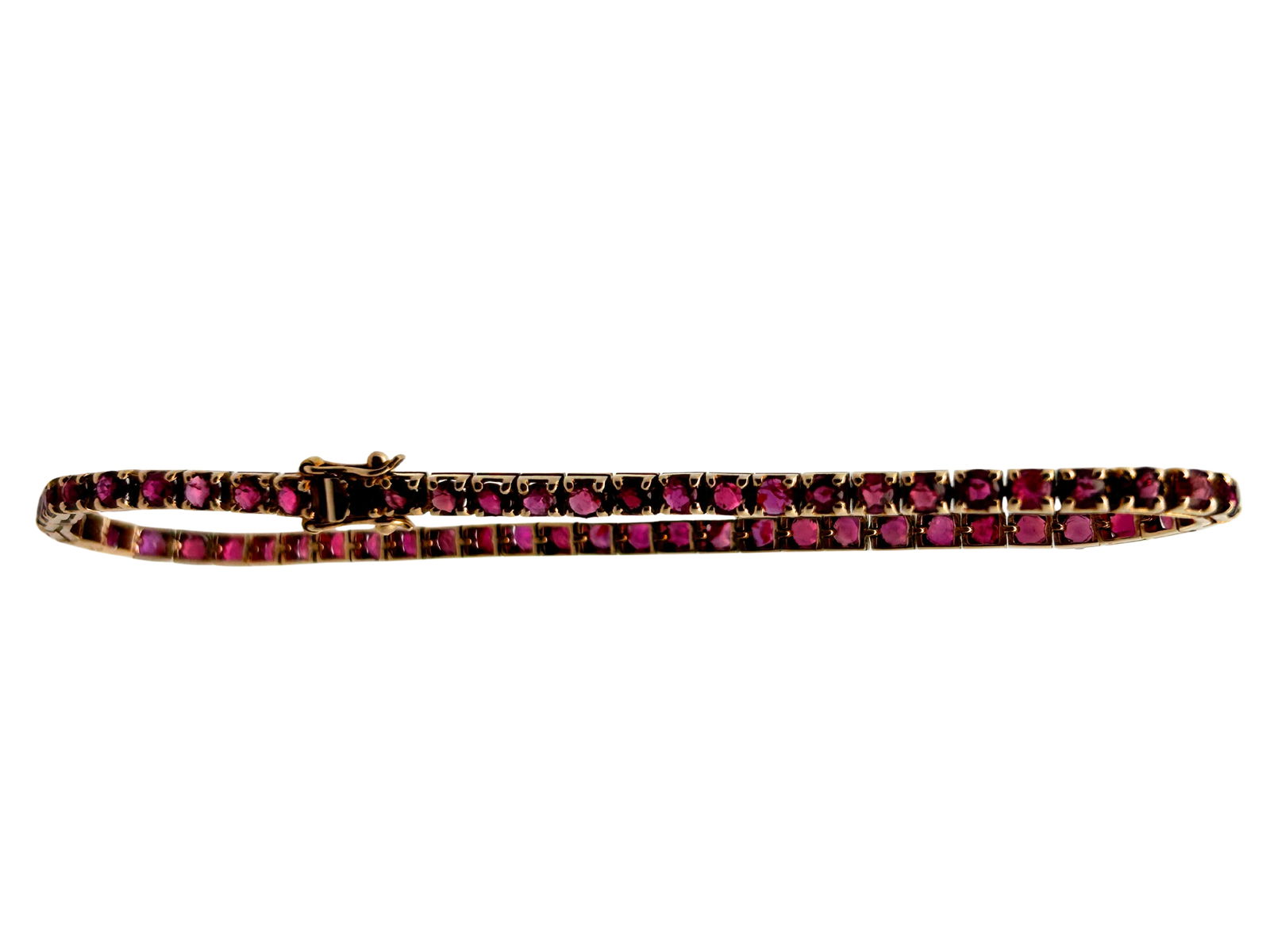 14K Ruby Tennis Bracelet (1 of 5)