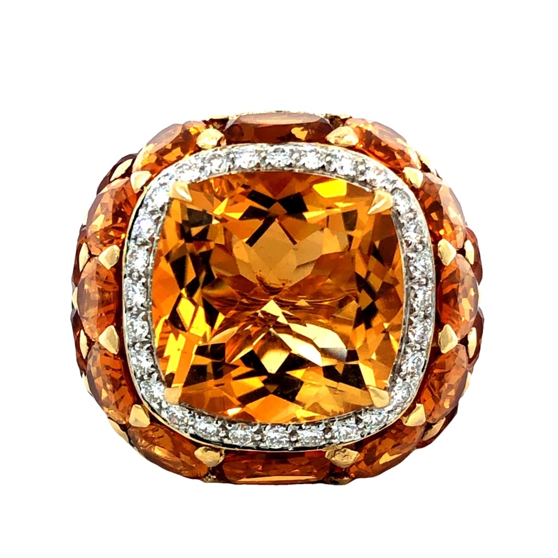 Citrine and Diamond Ring (1 of 5)