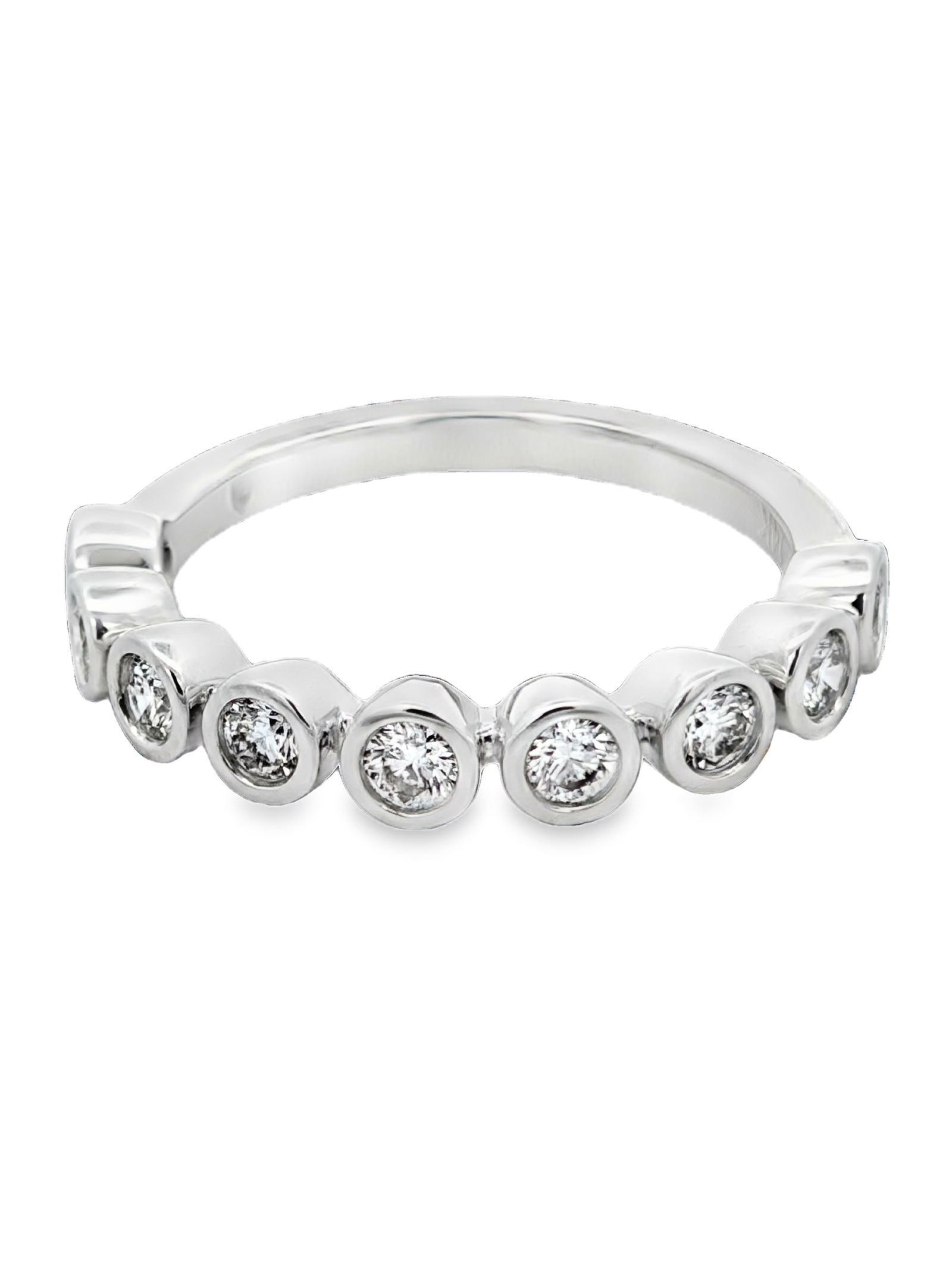 1/2 CTW Diamond Band Ring: GS6259/19-YSS This elegant 14K gold ring features a 1/2-carat total weight of shimmering diamonds, offering a refined balance of brilliance and understated luxury. Designed for