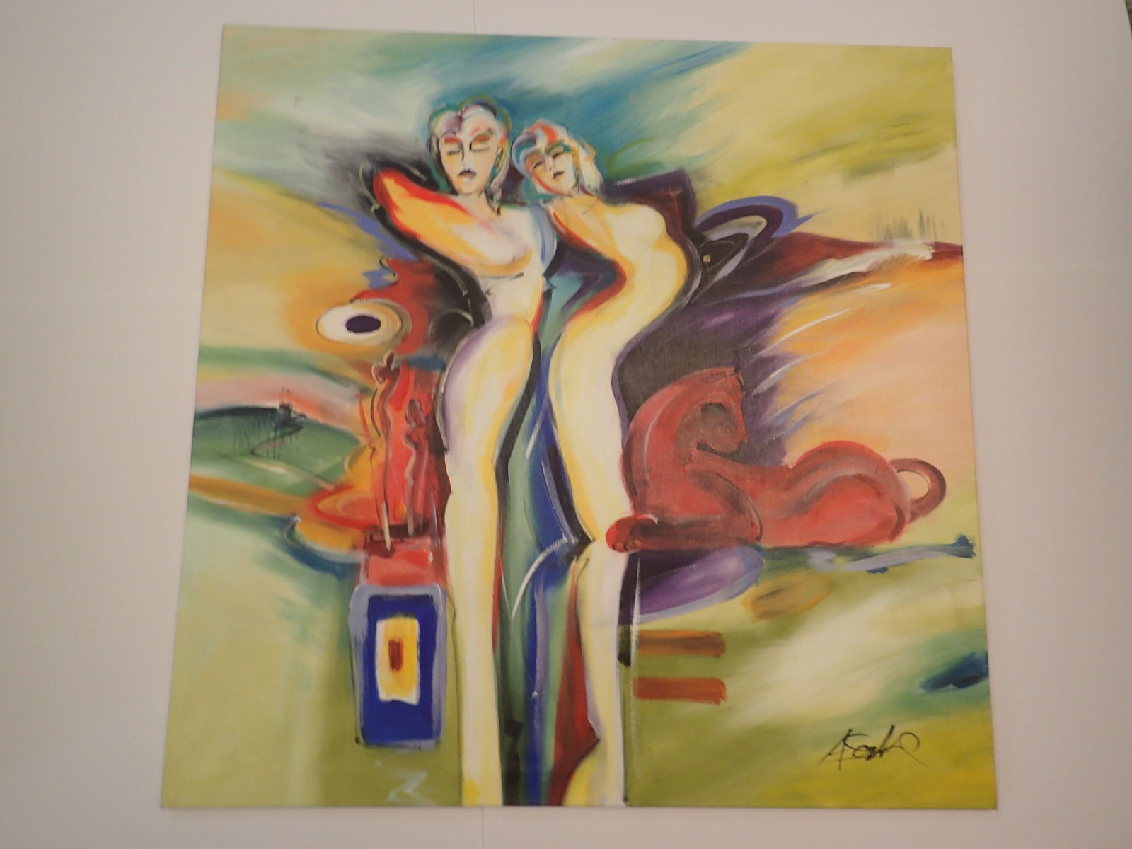 Alfred 'Alex' Gockel Original Acrylic on Canvas Signed: BAT0126/18-YSS Description: There Is Another Sky Artist Name: Alfred "Alex" Gockel Medium: Original acrylic on canvas Year: 2016 Signature: