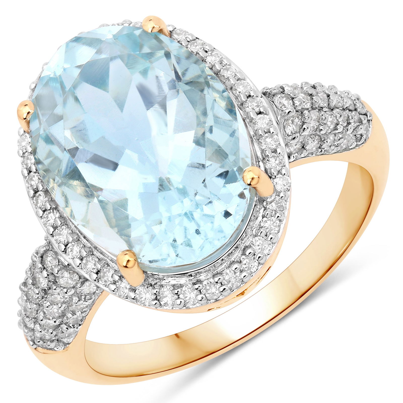 Aquamarine and Diamond Ring (1 of 7)