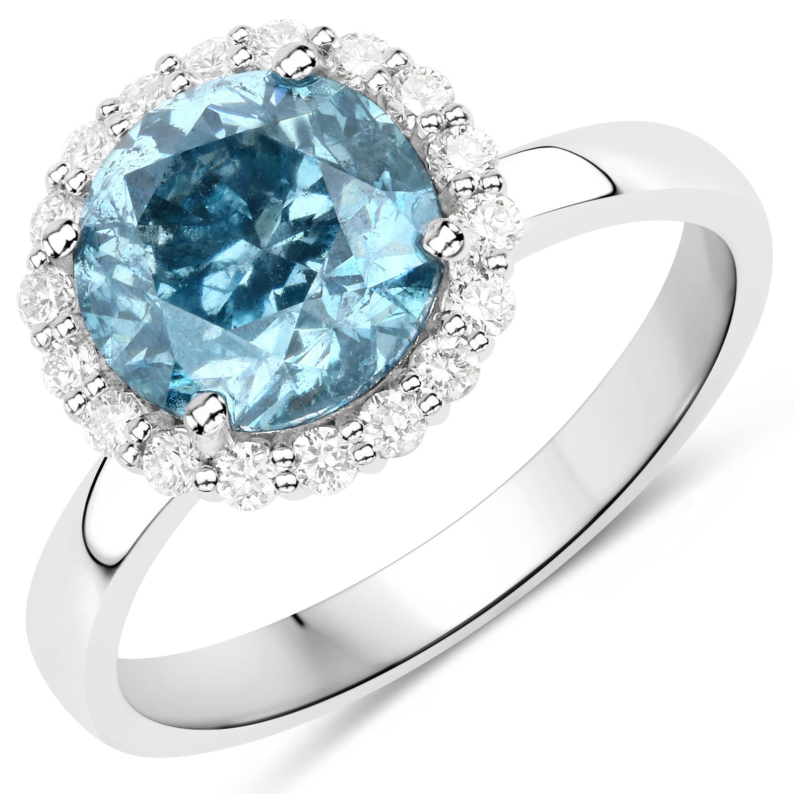 2.00 CT Blue Diamond Ring (1 of 7)