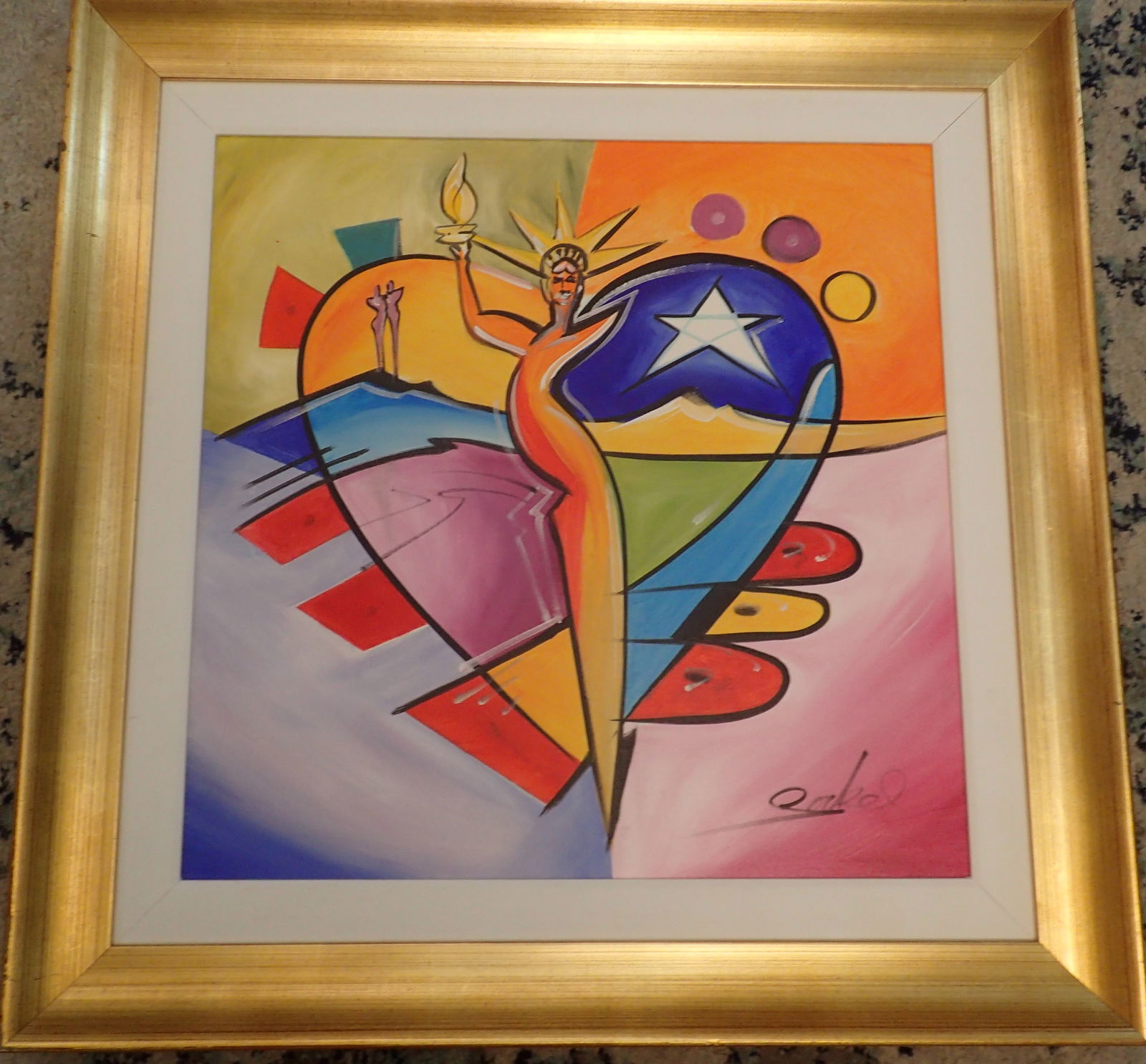 Alfred 'Alex' Gockel Acrylic on Canvas Signed: BAT1125/9-OSSS Description: Under Her Spell Artist Name: Alfred "Alex" Gockel Medium: Original acrylic on canvas - gallery wrapped - painted over edges Year: 2016 Signature: