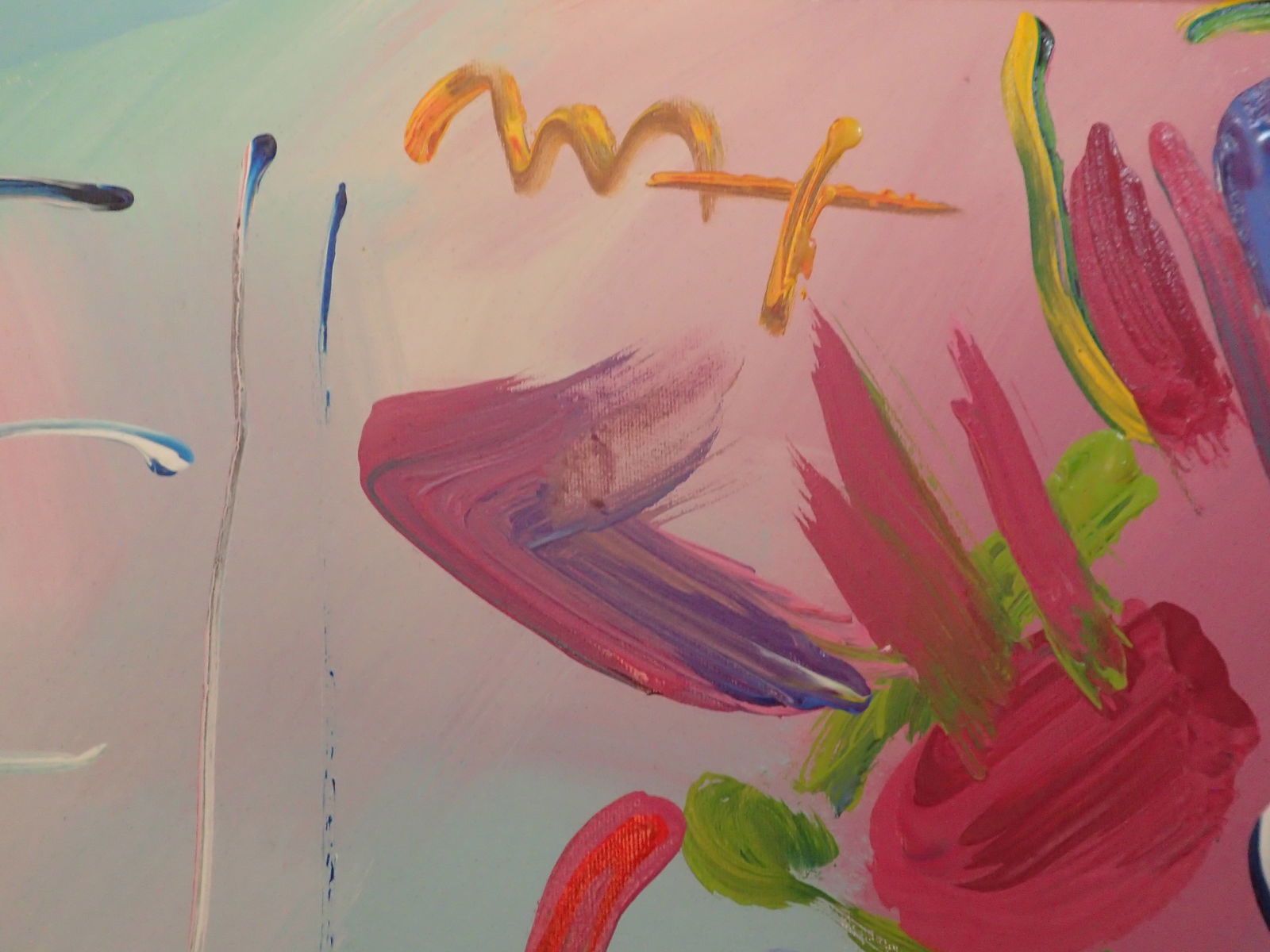 Peter Max Acrylic on Paper Signed - 3