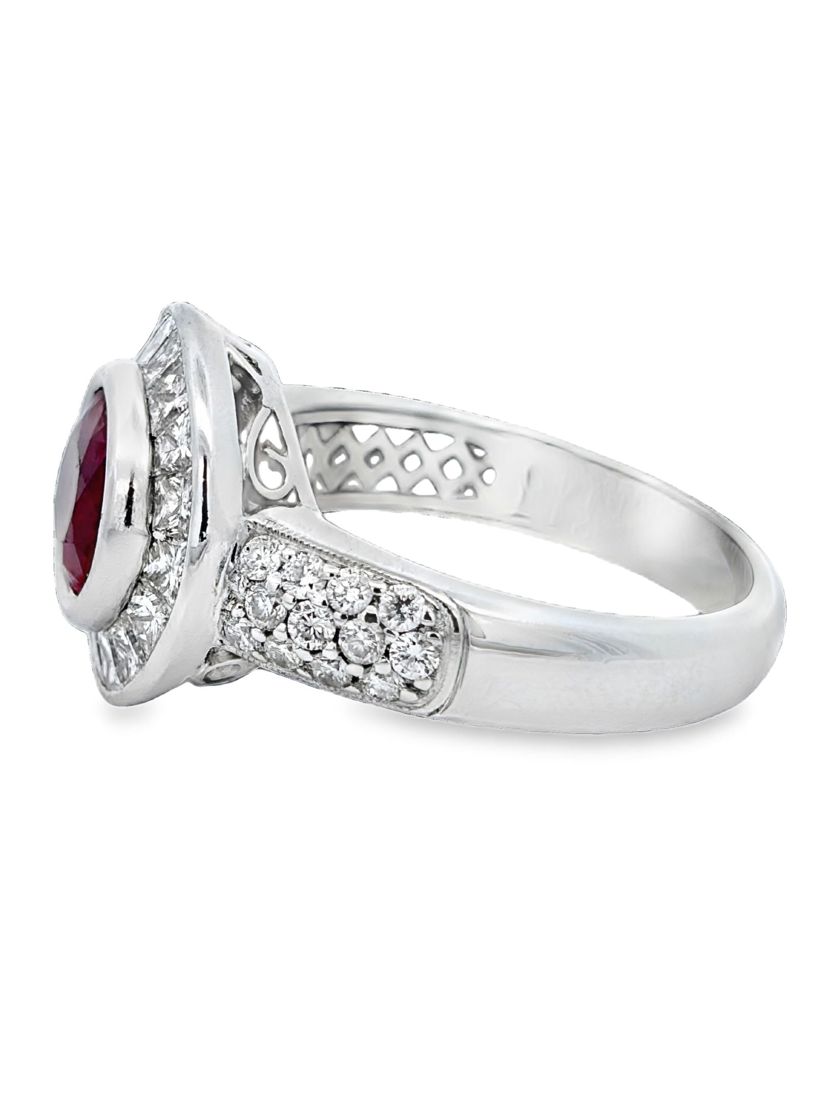 18K Ruby & Diamond Ring - 2