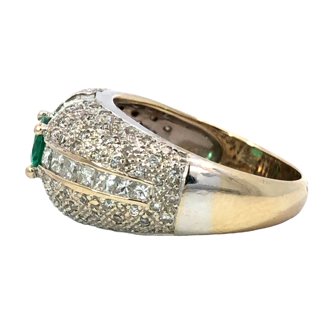 Emerald & Diamond Ring - 3