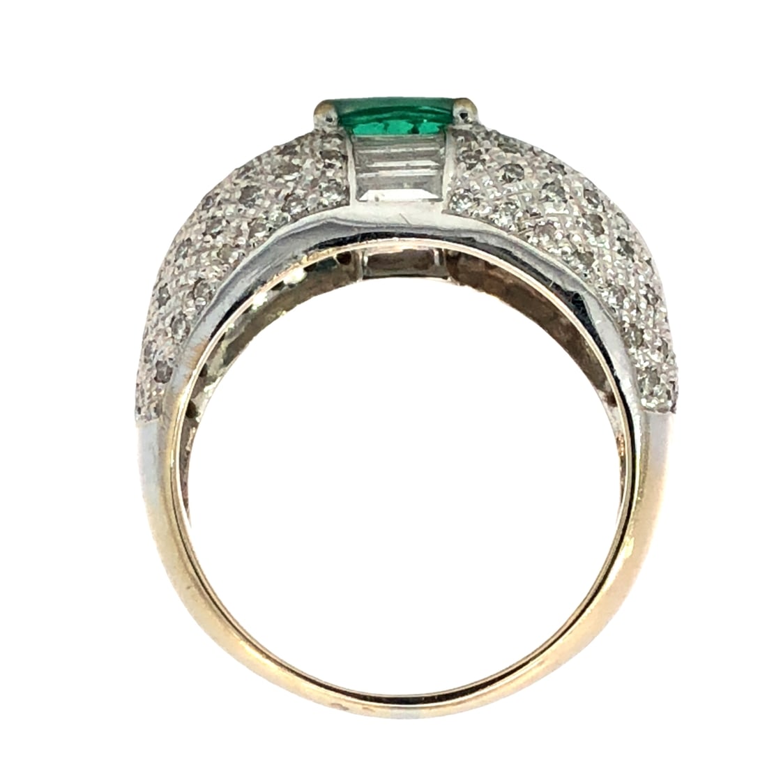 Emerald & Diamond Ring - 4
