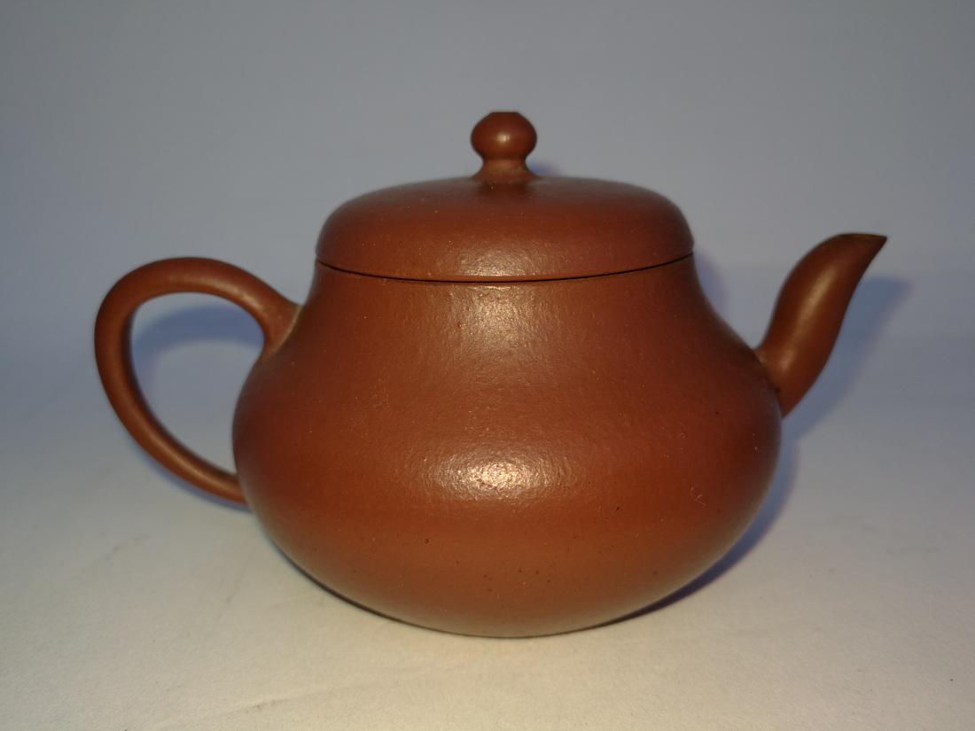 Qing Dy Chinese Zhu Zisha Teapot Meng Chen Mark (1 of 9)