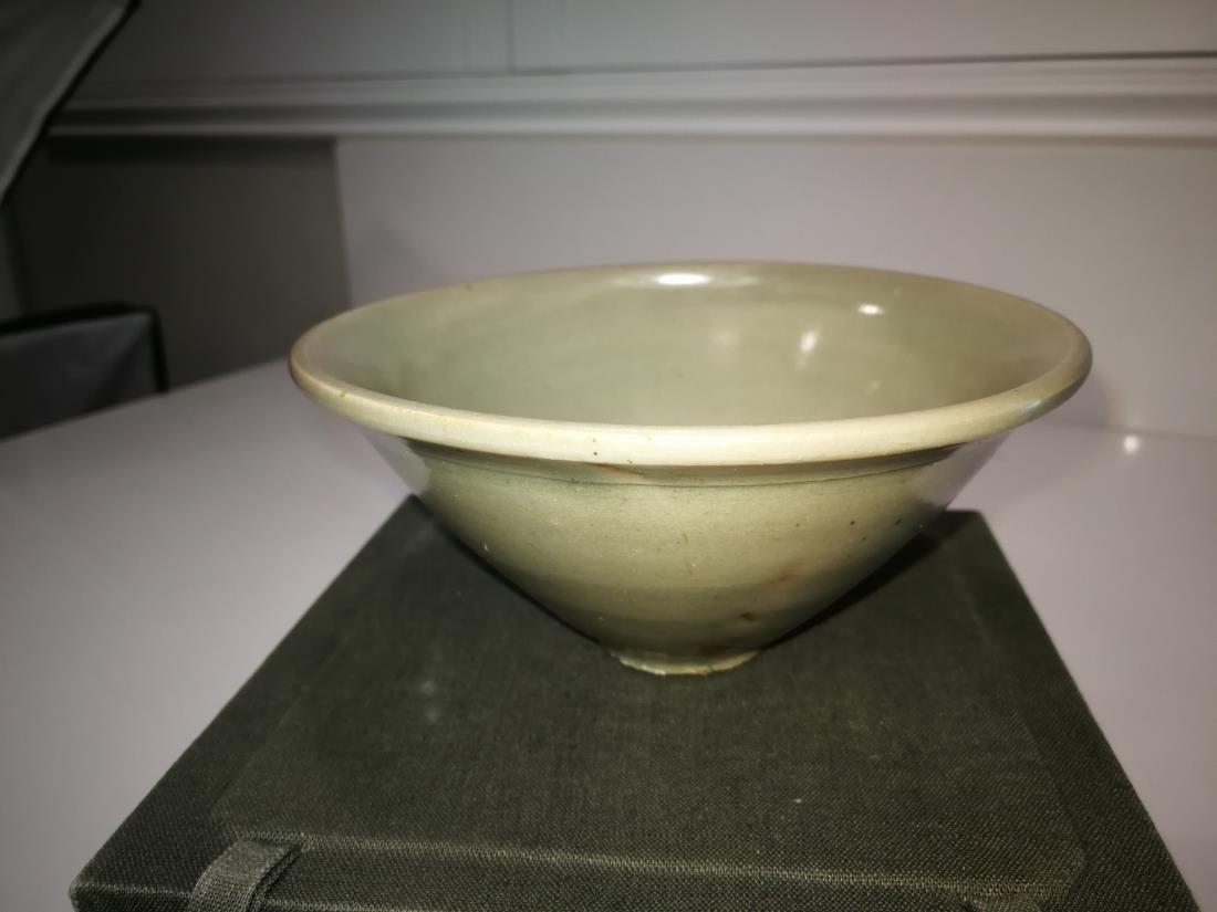 Antique Chinese Yao Zhou Yao Porcelain Bowl: Antique Chinese Yao Zhou Yao Porcelain Bowl. D 5 1/2 inches, H 2 5/8 inches. Provenance: the estate of Mr. Tang Tung Chun (1923 - 2015).