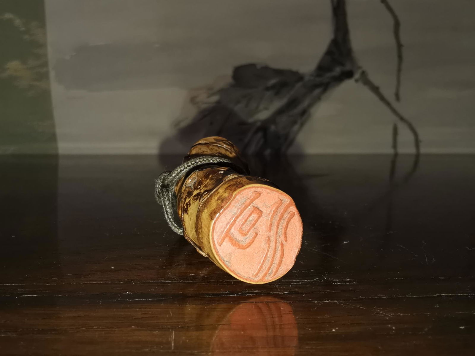 ANTIQUE BAMBOO CARVING SEAL (1 of 5)